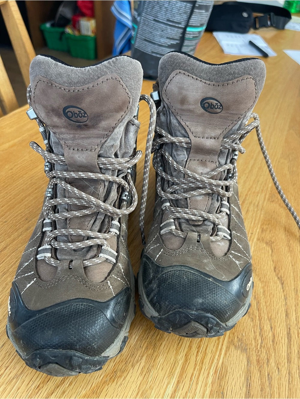 Oboz Women's Brown Hiking Boots - Sturdy Waterproof Trail Footwear